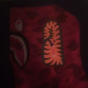 Rea bape jacket red❤️